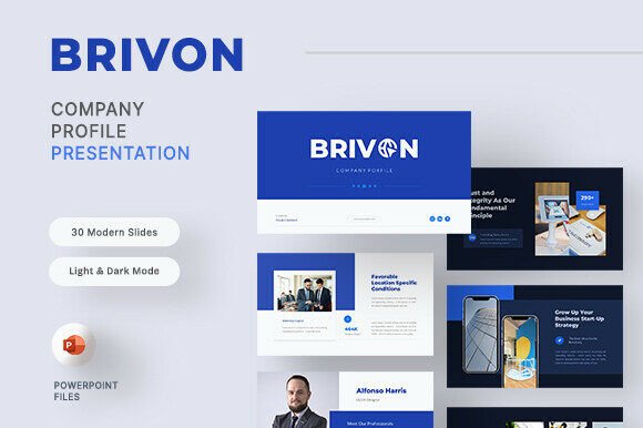 Brivon – Company Profile PowerPoint