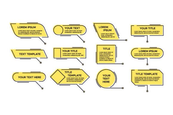 Callout Title. Call Text Graphic, Modern