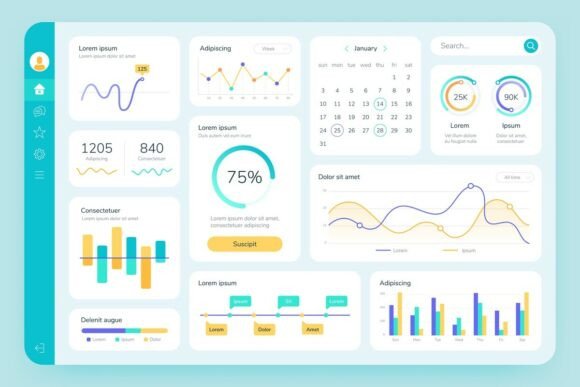Dashboard UI. Simple Data Software