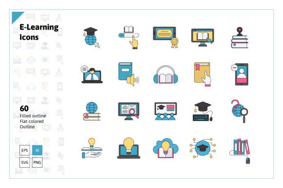E-Learning Icon Collection