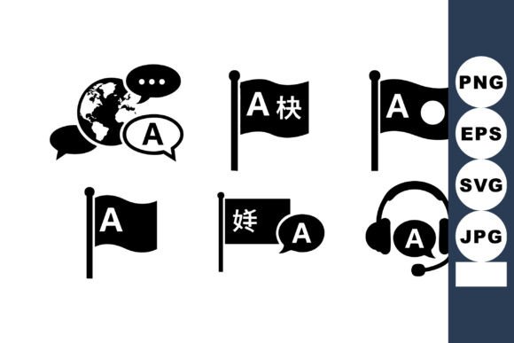 Language Learning Icons Vector: A Modern Tool for Global Communication