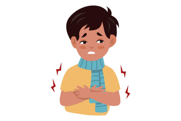 Sick Boy with Virus: Understanding Cold and Flu Symptoms and Prevention
