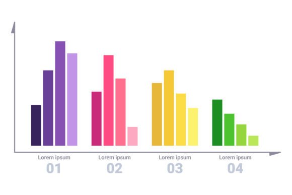 Vibrant Bar Chart Infographic