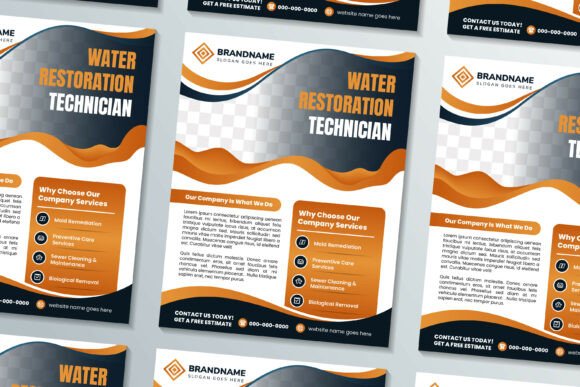Water Restoration Vertical Flyer: A Strategic Tool for Effective Communication